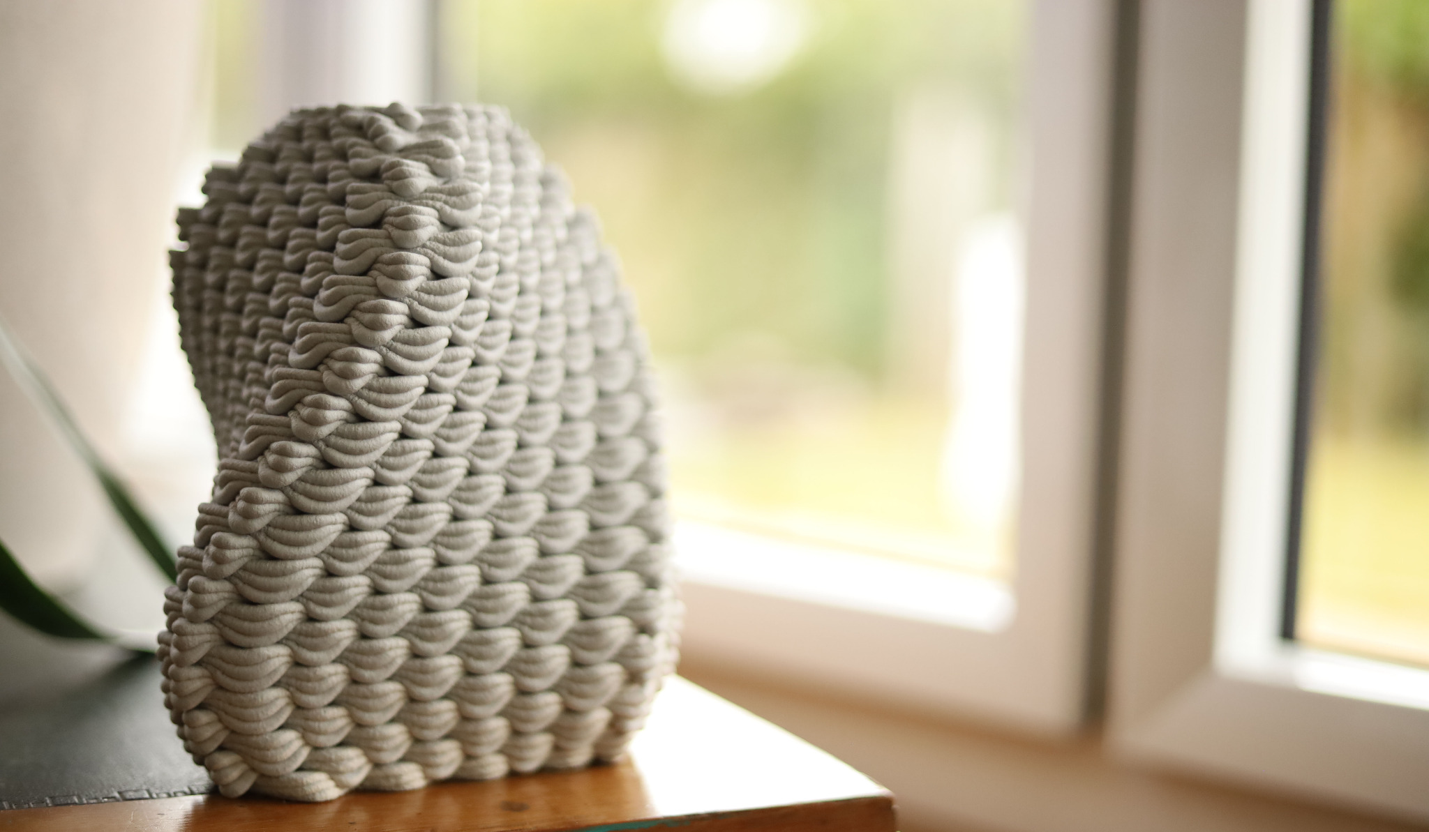 Surface ondulée d’une céramique imprimée en 3D